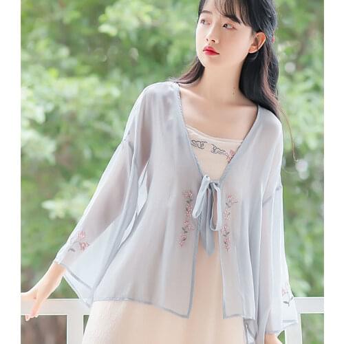 Geskeey Embroidery Ultra-Thin кимоно Women Shrugs Shawls For Ladies Lace Bolero Femme Cardigan Wedding Jacket Bridal Bridesmaids