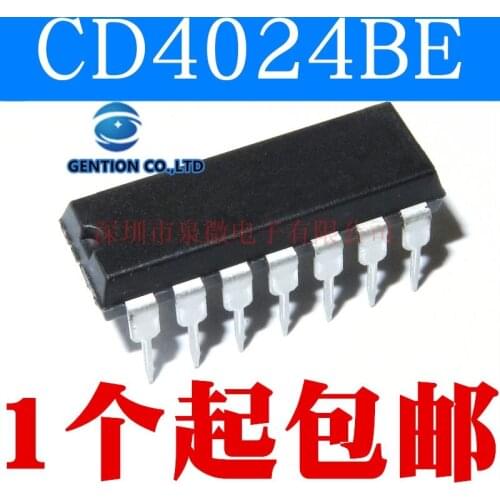 10PCS Binary counter chip CD4024BE CD4024 DIP14 in stock 100% new and original