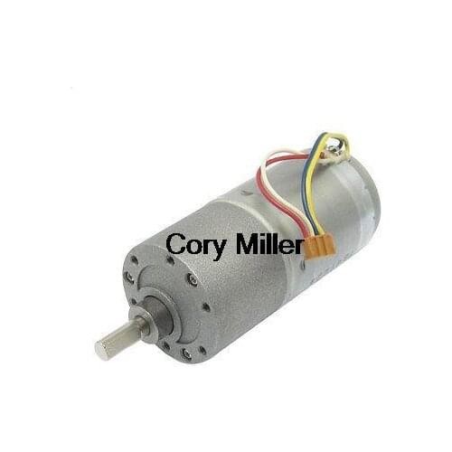 120RPM DC 24V 100mA Welding Machine Component Geared Motor 37GB