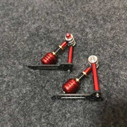 2PCS Middle Wing Pendulum Titanium Shaft Suspension Pendulum For AR/MA/FMA Chassis Upgrade Parts for Tamiya Mini 4WD Car Model