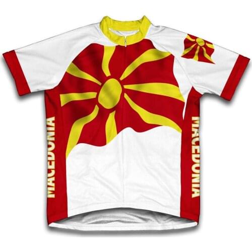 2021 MACEDONIA Multiple Choices Summer Cycling Jersey Team Men Bike Road Mountain Race Tops Riding Bicycle Wear Bike Clothing