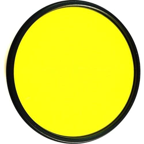 72mm with metal frame yellow color filter for camera lens type JB490