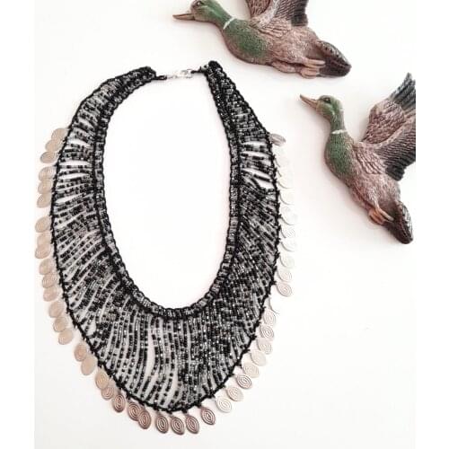 Goodtime Sequin Sand Beads Necklace Women Handmade Jewelry