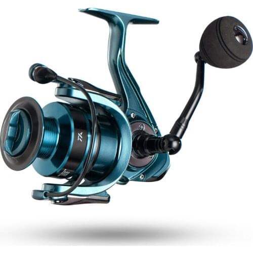 Spinning Reel Metal Deep Line Spool Distant Wheel 5.5:1 High Speed Bevel 15kg Max Drag Line Coil For Rock Wedkarstwo Vessel