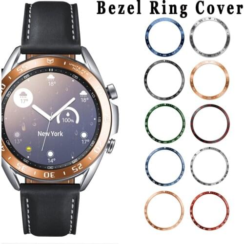 For Samsung Galaxy Watch 3 41mm/45mm metal Bezel Styling Ring Frame Case Cover Protection Stainless Steel Bezel Ring New