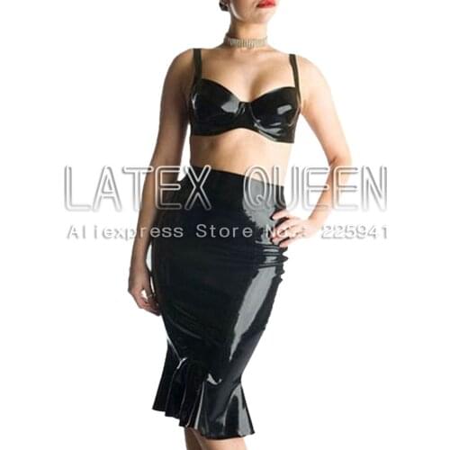 Latex fashion skirt