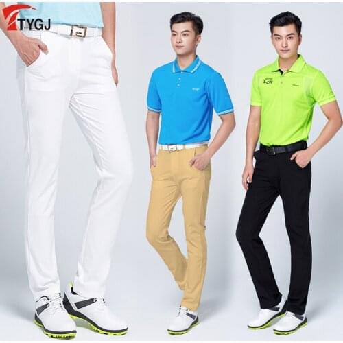 Mens Golf Pants Spring Sport Golf Apparel Long Pants Dry Fit Breathable Trousers for Men Одежда для гольфа