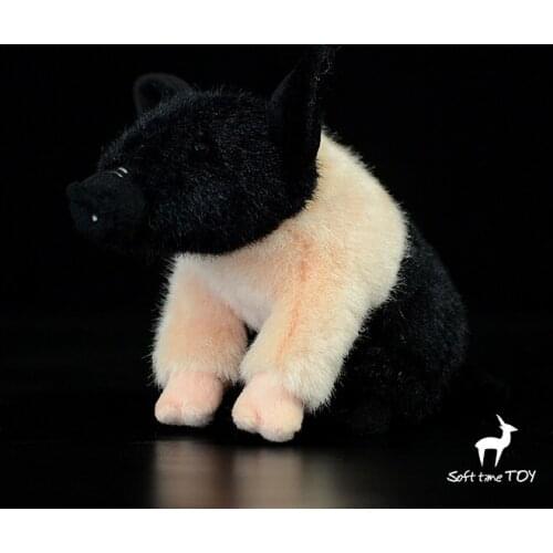 Simulation Stuffed Animals Toy Children Kawaii Black Panama Pig Dolls Christmas Gifts 20cm