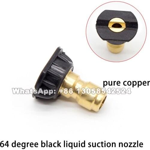 High Pressure Car Washer Spray Jet Lance Nozzle Tip, 0/15/25/40 Degrees Quick Connected Nozzle Head, Water Gun Spraying Nozzle