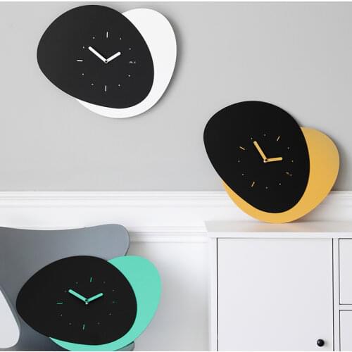 Abstract Creativity Silence Wall Clocks Nordic Luxury Modern Mute Wall Clocks Simple Reloj Pared Home Fashion Products EK50bgz