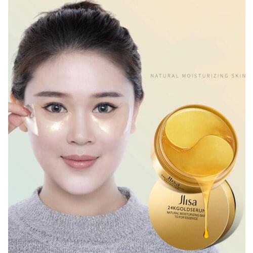 New Golden Moisturizing Lady Eye Mask Fades Dark Circles Fine Lines Moisturizes Removes Bags Eyes Tightens Mask Skin Care 60pcs