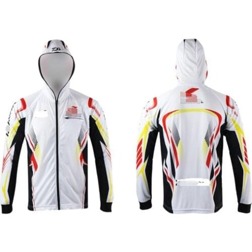 2021 new summer outdoor sports long-sleeved sunscreen windproof quick-drying hooded ice silk fishing clothing hiking shirt Data