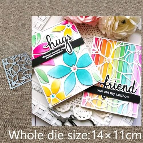 New Design Craft Metal stencil mold Cutting Dies ORNATE FLORAL frame scrapbook die cuts Album Paper Card Craft Embossing