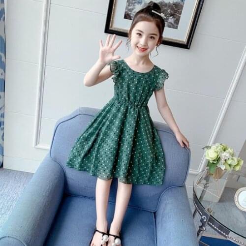 Baby Girl Sleeveless Dresses Summer New Kids Korean Fashion Princess Dress Childrens Clothing
