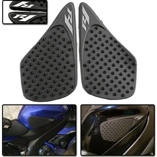 Motorcycle Anti slip Tank Pad Side Sticker Protector Gas Knee Grip Traction Decal For Yamaha YZF R1 YZF-R1 2004-2006