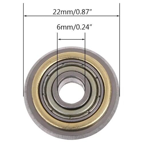 Manual Tile Brick Cutter Rotary Bearing Wheel Replacement For Cutting Machine 22mm Dropshipping