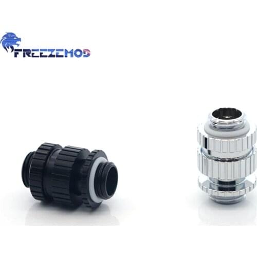FREEZEMOD Double Male Retractable 16-22mm Extender Adjustable Adapter Male-Male Extension Fitting G1/4 Thread Water Cooler Mod
