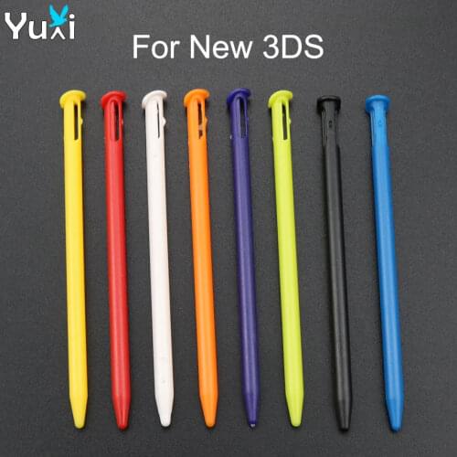 YuXi 2pcs/lot Plastic and Metal Retractable Stylus Touch Pen For Nintendo New 3DS