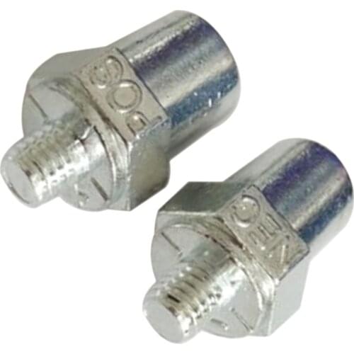 Pair Replacement Auto Car Battery Terminal Clamp Clips Connector Silver