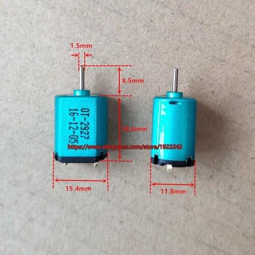 10pcs/lot, Brand new 1.5V~3V high speed 030 micro DC motor 15*12*18.6mm four-wheel drive car motor