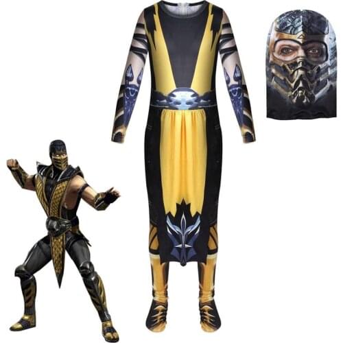 2020 Halloween Costumes for Boys Scorpions Revenge Cosplay Bodysuit Kids Holiday Carnival Party Clothing Movie & TV Jumpsuits