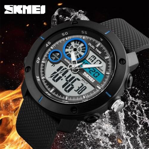 SKMEI New Outdoor Sports Watches Luxury Brand Digital Quartz Watch Men Waterproof Military Army Wrist Watch Relogio Masculino
