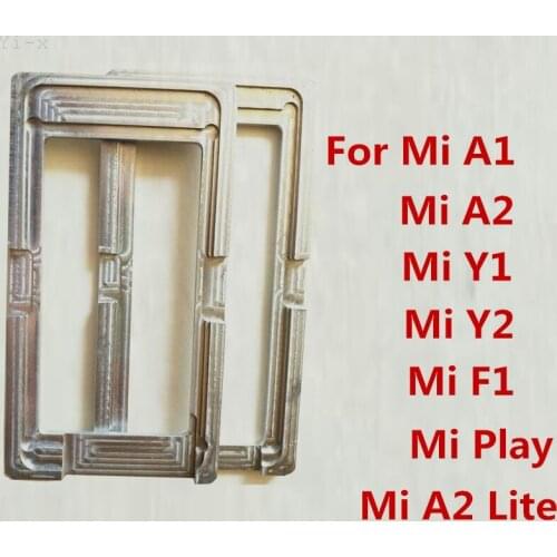 Mold Holder LCD Outer Glass Lens Display Screen Glue Aluminum Metal Mould For Xiaomi mi A1 A2 Lite Y1 Y2 Play Pocophone F1