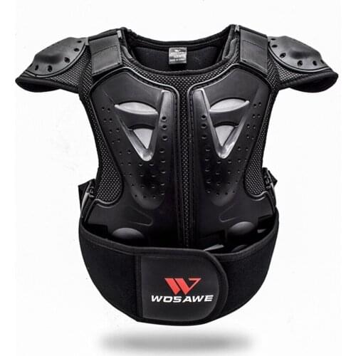 Children Armor Jacket Riding Skate Board Skiing Pulley Back Protector Spine Chest Protection Equipment Night Rreflective Armor