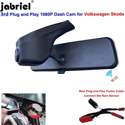 Plug And Play Car DVR Dash Cam for Volkswagen VW Tiguan Tarek Atlas Polo Passat Touran Taigun Golf Arteon Sharan Arteon Multivan