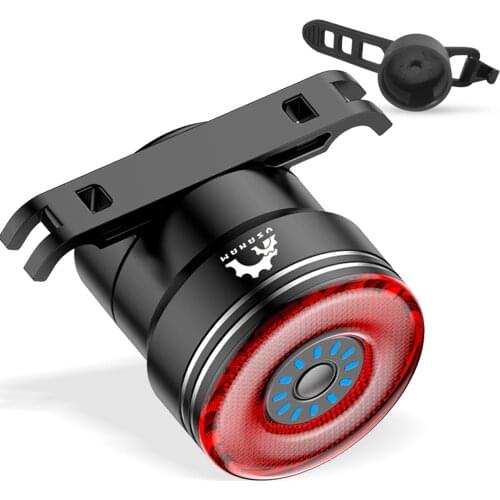 Bicyle Tailight IP65 Water-resistant Rear Bike Light Bike Pipe Under Bike Saddle Light Cycling Safety Warning Light