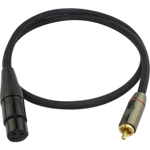 RCA to XLR Canon 3Pin 3P Male Female Cable Audio Adapter Cable XLR 3PIN Stereo Speaker Headphone Microphone 0.5M-30M