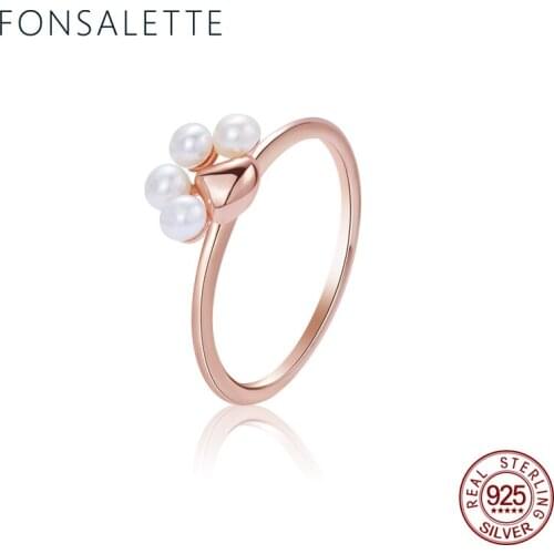 New Fashiopn 925 Silver Animal Pet Dog Cat Bear Footprints Finger Frehwater Pearl Ring for Women Jewelry Christmas Gift zk40