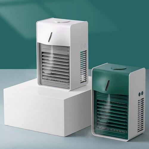 Summer Water Cooling Fan Desktop Mini Air Conditioner Humidifier Purifier Portable Mini Usb Air Conditioner Summer Cooler#db4