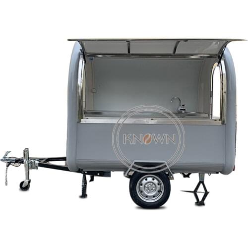 Food Van/Street Food Vending Cart For Sales,Hot Dog Cart/Mobile Food Trailer With Big Wheels With Shipment