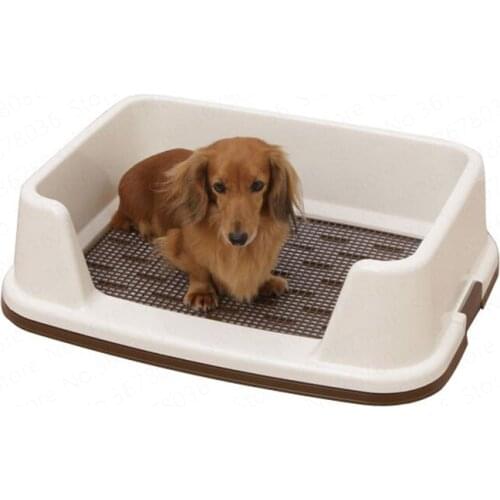 Semi-enclosed Fence dog toilet Mesh Pet toilet Poop Potty Splash prevention Anti-break bite dog products