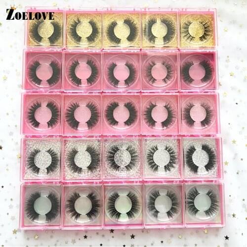 Fluffy Mink Lashes Wholesale False Eyelashes Natural Eye Lashes Bulk Faux Cils Natural Fake Eyelash Packaging 3d Mink Eyelashes