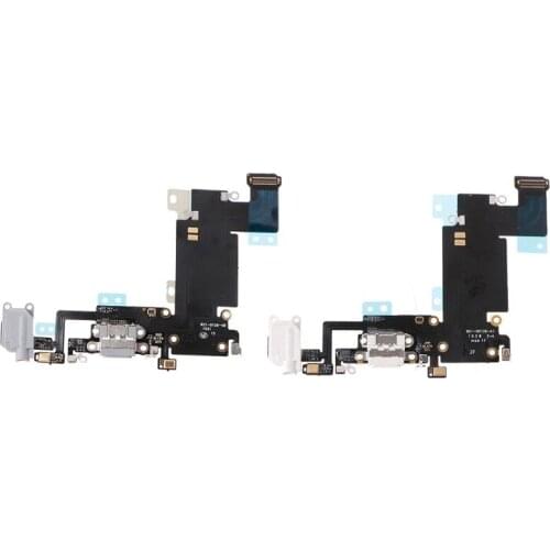 OOTDTY USB Charging Port Connector Micphone Earphone Jack Flex Cable Parts For iPhone 6S Plus Dropshipping