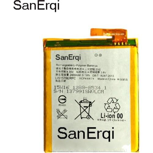 2400mAh / 9.1Wh LIS1576ERPC Replacement Battery For M4 Aqua Aqua E2303 E2333 E2353 E2363 E2312 E2306 SanErqi