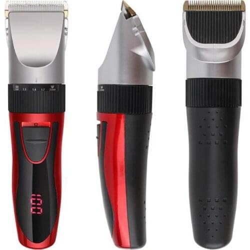 Jd hair trimmer USB rechargeable hair clipper haircut machine beard trimmer LCD display haircut machine