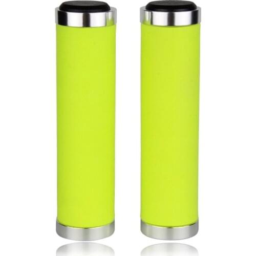 Bike Handlebar Grips MTB Foam Rubber Bicycle Handlebar Grips Bar Ends Plugs Lock On Grips For Bike Bicycle Cycling Parts