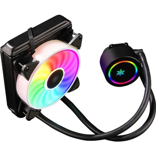 Kllisre CPU Water Cooling Cooler Fan Ventilador RGB For Intel LGA 1150 1151 1155 1200 1366 2011 AMD AM3 AM4 Liquid Radiator