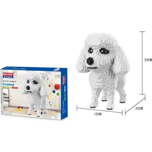 Balody Animal Mini Building Blocks SHIHTZU Dog Max Diamond Bricks Figures Toys For Children 16033