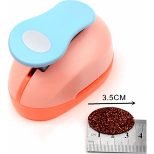 Free shipping 1.5"/3.5cm oval shape craft punch foam Punch Craft Scrapbooking school DIY Paper Puncher ellipse eva hole punch