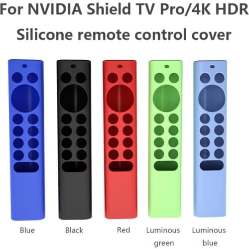 Covers For Nvidia Shield Tv Pro / 4K Hdr Home Tv Smart Remote Control Case Cover Silicone Shockproof Skin-Friendly