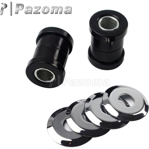 Black Motorbike Handlebar Riser Bushings Motorcycle Handle Bar Riser Bushing Kits for Harley Big Twins Sportsters 1973-2003