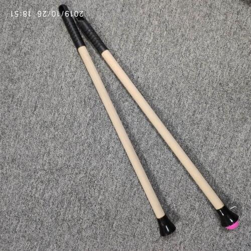 27 inch wood shaft golf Ball picker stick with Suction Cup End