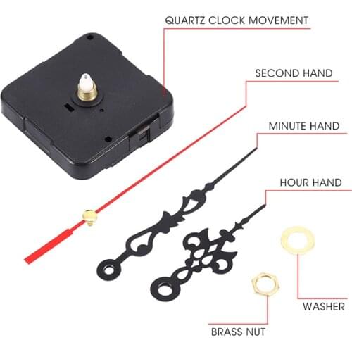 DIY Clock Quartz Watch Clock Mechanism Wall Clock Movement Mechanism Parts Repair Replacement Essential Accessories