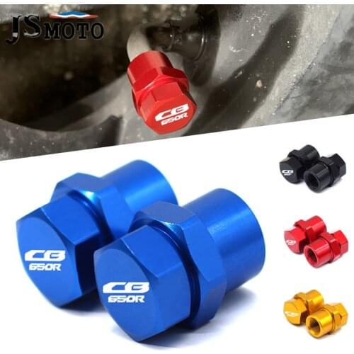 For Honda CB650R CB650F CB 650R 650F All Year Motorcycle CNC Tire Valve Stem Cap Wheel Rim Air Port Cover Dustproof Cover