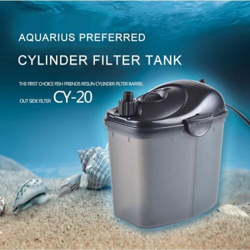 3W Fish Tank Filter Bucket Aquarium Filter External Mute High Performance Water Pump 220V-240V Aquarium Accessories