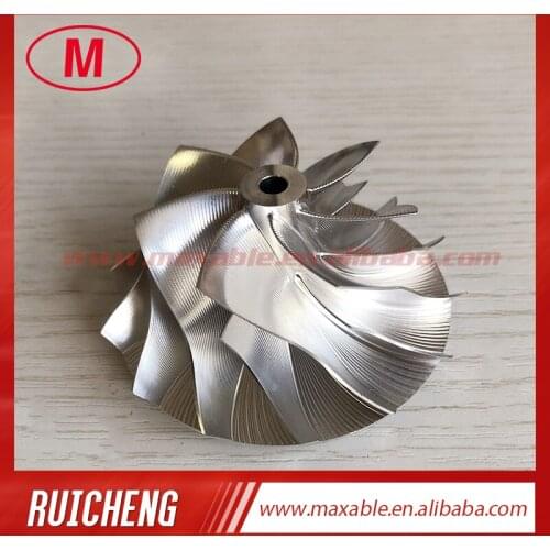 GT15-25 50.00/68.01mm 7+7 blades high performance point milling air curve turbo milling/aluminum 2618/billet compressor wheel